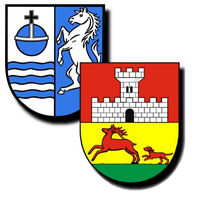 Die Stadtwappen der Partnerstädte