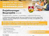 Stellenausschreibung Projektmanager Bauprojekte (m/w/d)