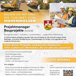 Stellenausschreibung Projektmanager Bauprojekte (m/w/d)