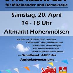 Straï¿½enfest Miteinander und Demokratie